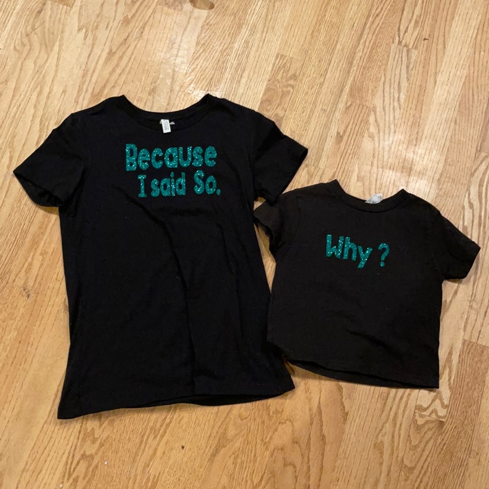 Mommy&me matching shirt